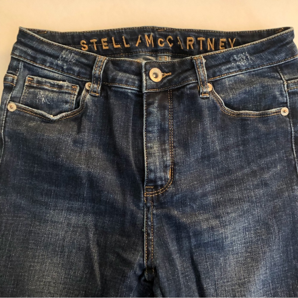 Stella McCartney Fitted Jeans w/ ankle zip